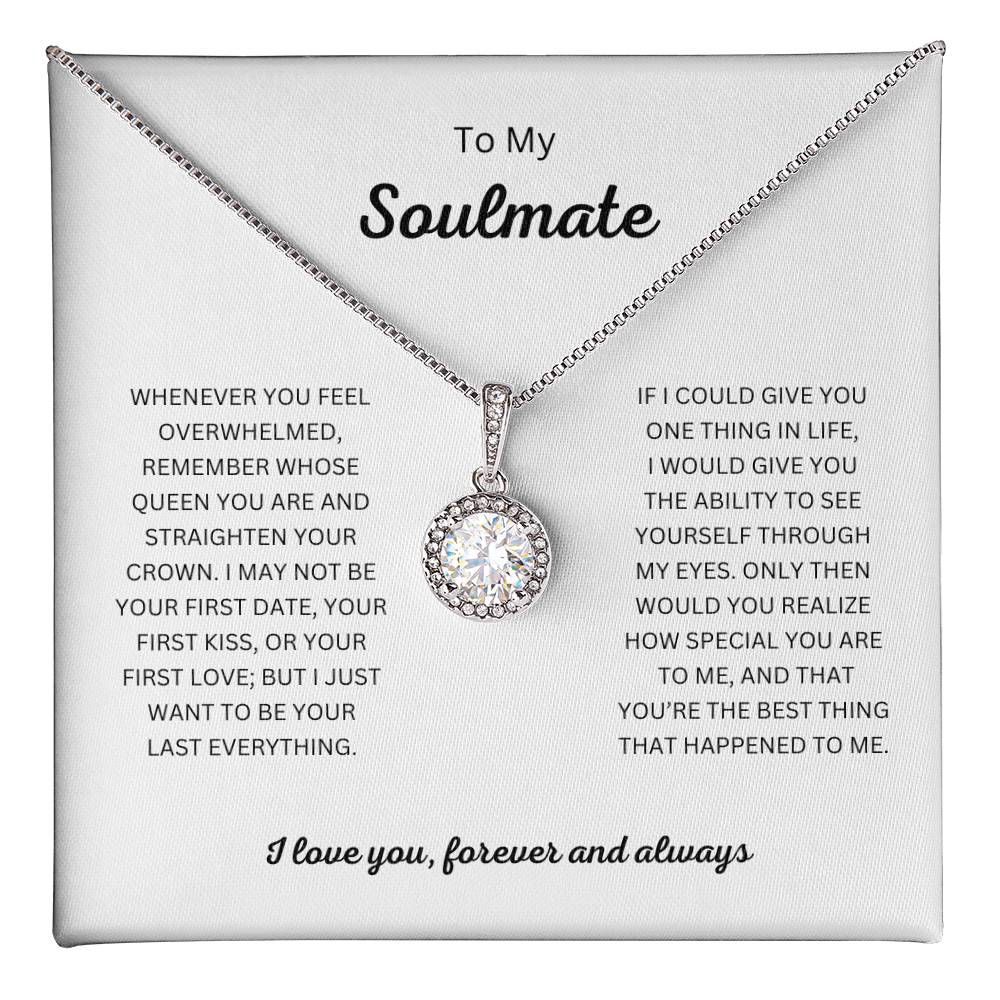 To My Soulmate Eternal Hope Necklace and Charm