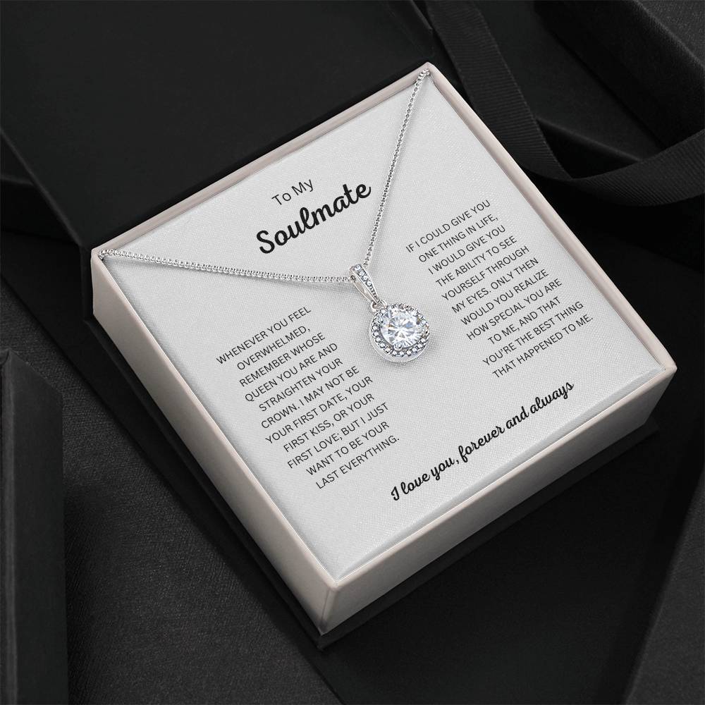 To My Soulmate Eternal Hope Necklace and Charm