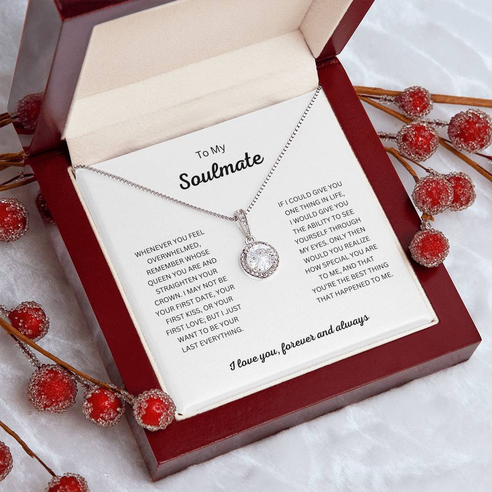 To My Soulmate Eternal Hope Necklace and Charm