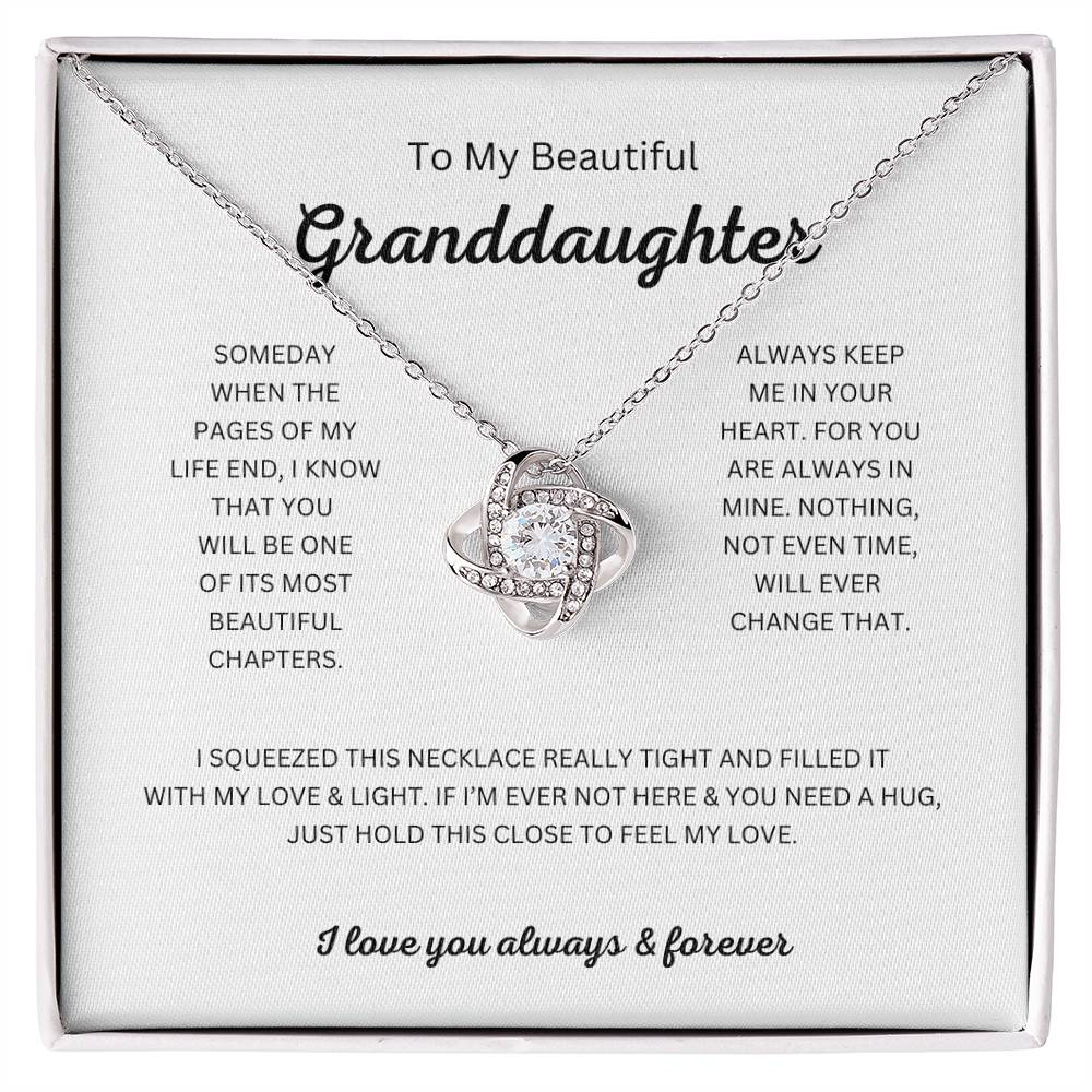 To My Beautiful Granddaughter